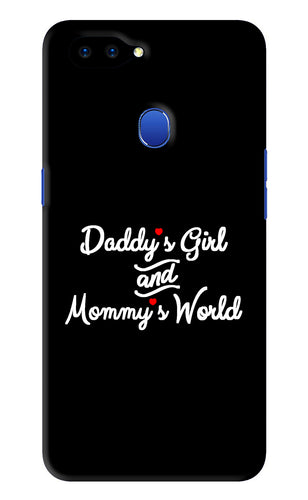Daddy's Girl and Mommy's World Oppo A5 Back Skin Wrap