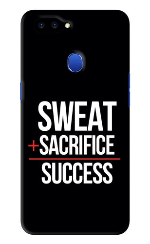 Sweat Sacrifice Success Oppo A5 Back Skin Wrap