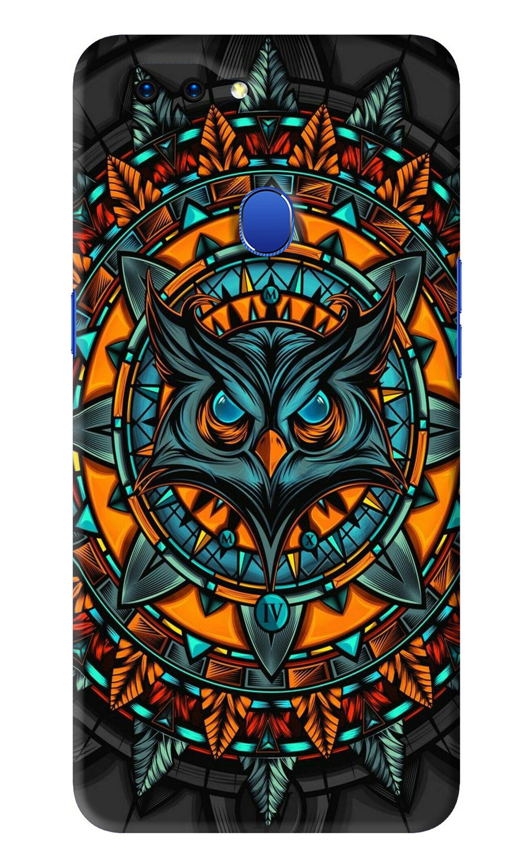 Angry Owl Art Oppo A5 Back Skin Wrap