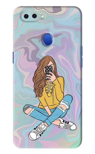 Selfie Girl Oppo A5 Back Skin Wrap