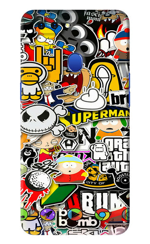 Sticker Bomb Oppo A5 Back Skin Wrap
