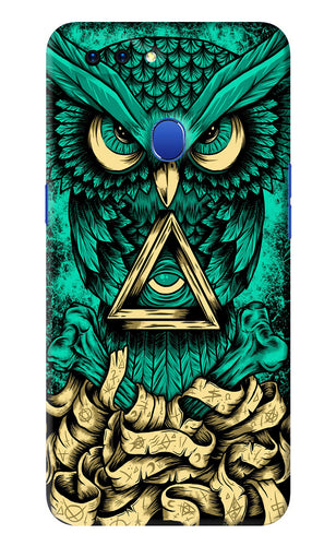 Green Owl Oppo A5 Back Skin Wrap