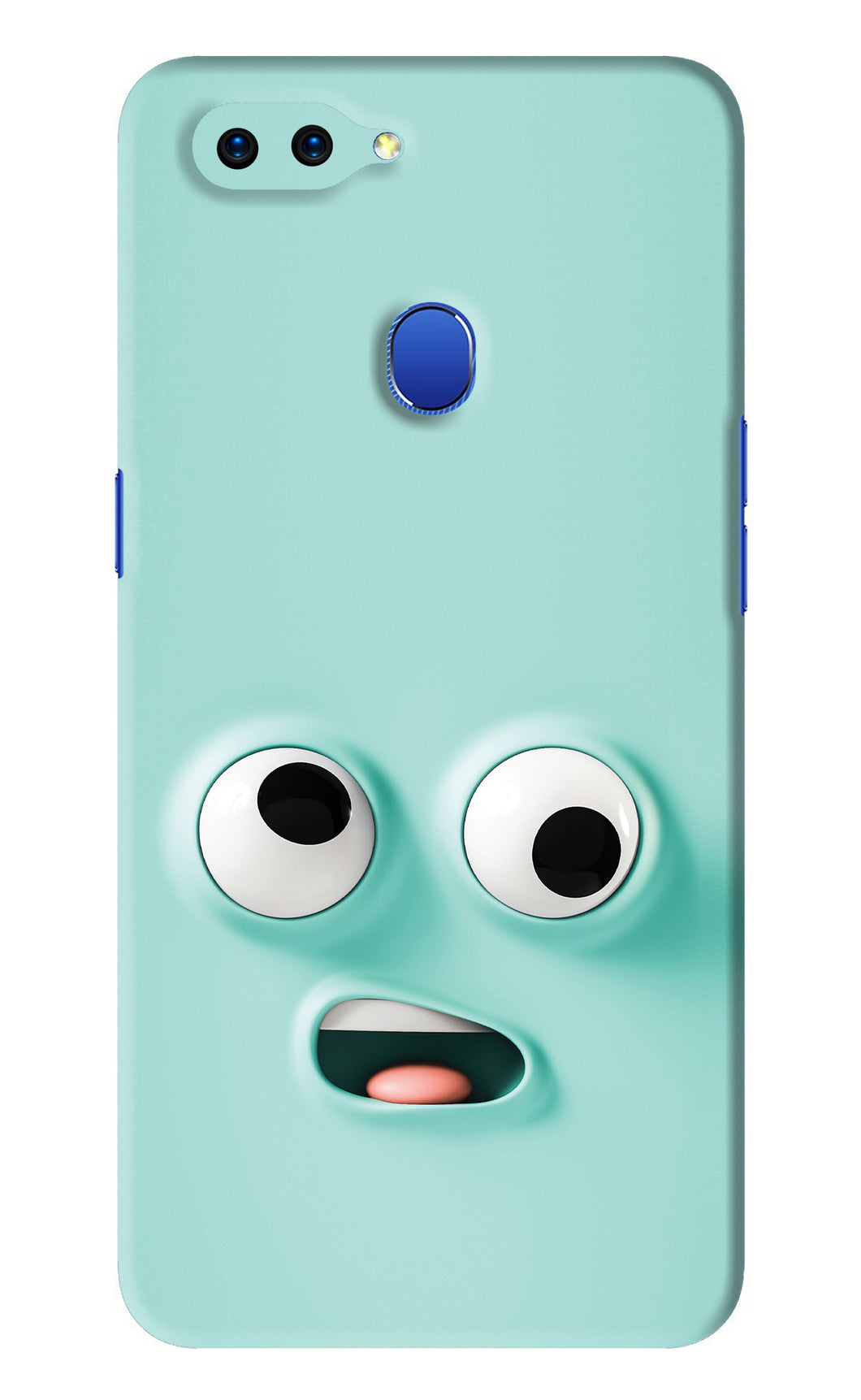 Silly Face Cartoon Oppo A5 Back Skin Wrap