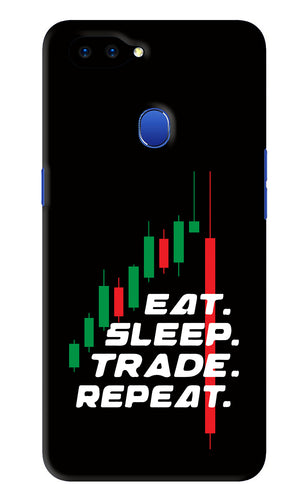 Eat Sleep Trade Repeat Oppo A5 Back Skin Wrap