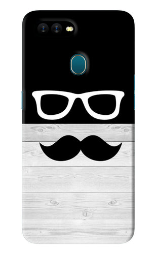 Mustache Oppo A5S Back Skin Wrap