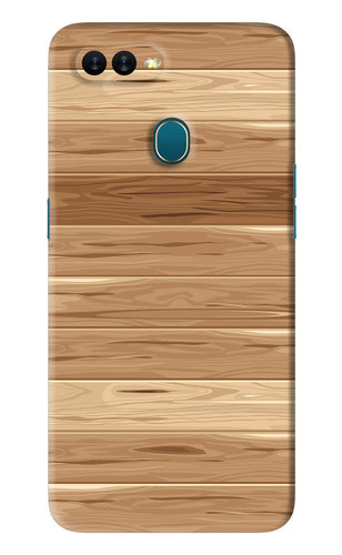 Wooden Vector Oppo A5S Back Skin Wrap