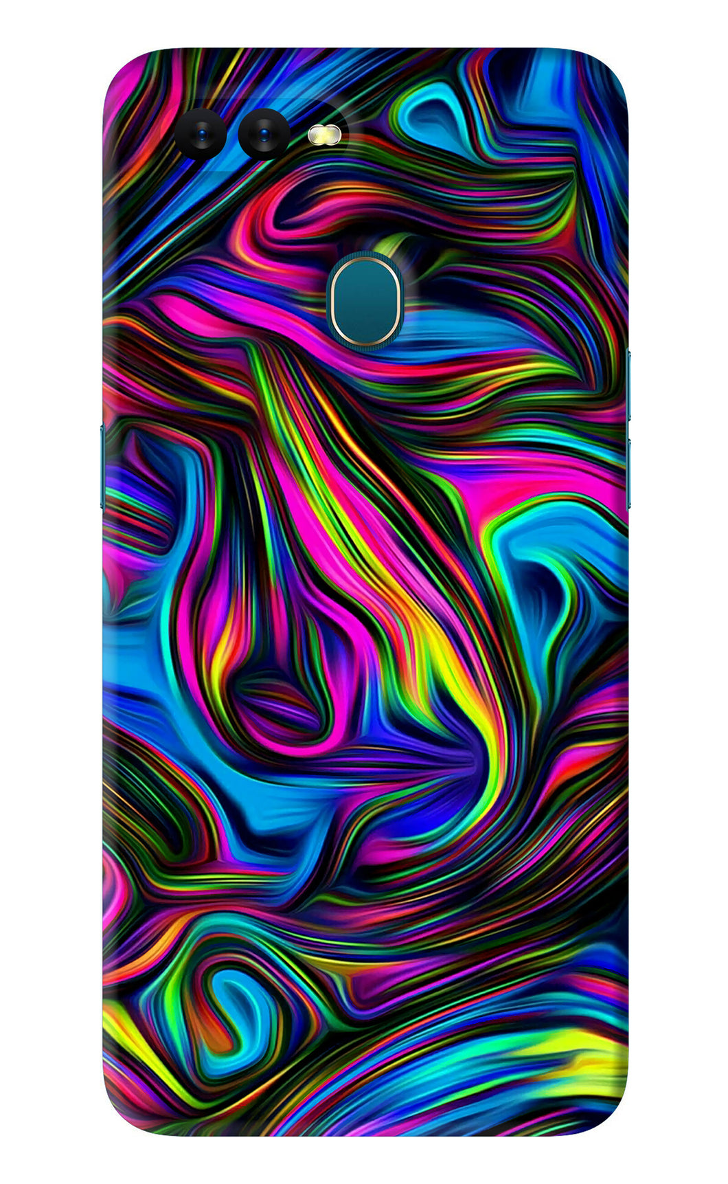 Abstract Art Oppo A5S Back Skin Wrap