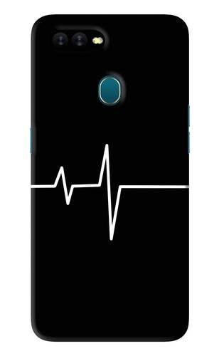 Heart Beats Oppo A5S Back Skin Wrap