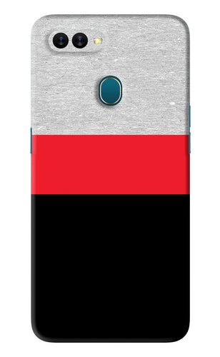 Tri Color Pattern Oppo A5S Back Skin Wrap