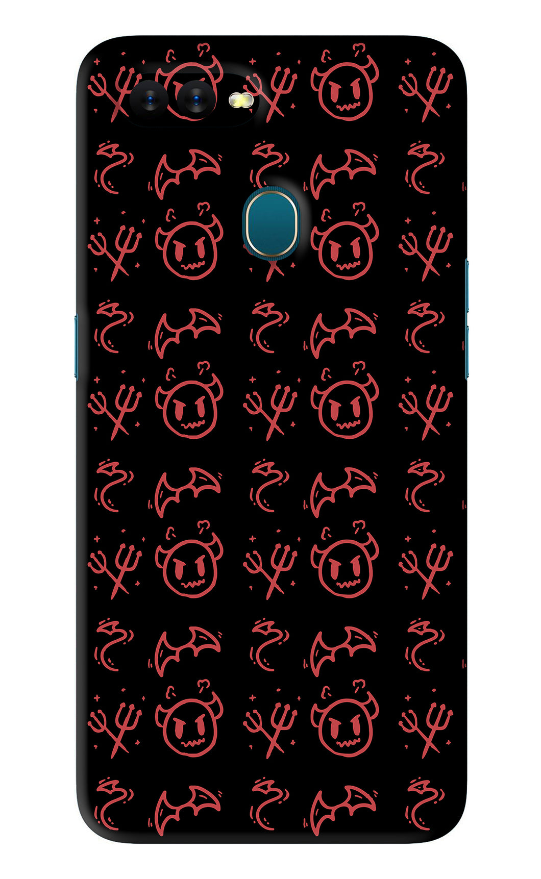 Devil Oppo A5S Back Skin Wrap