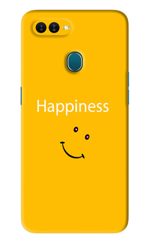 Happiness With Smiley Oppo A7 Back Skin Wrap