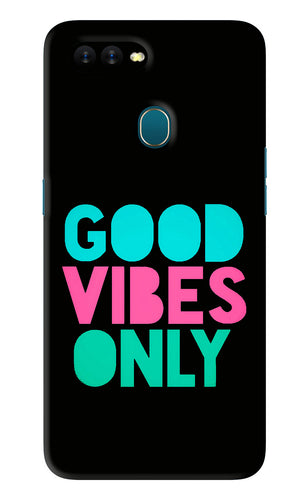 Quote Good Vibes Only Oppo A7 Back Skin Wrap