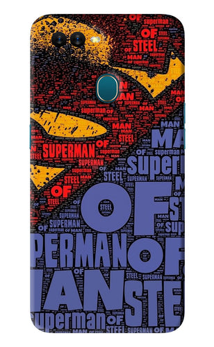 Superman Oppo A7 Back Skin Wrap
