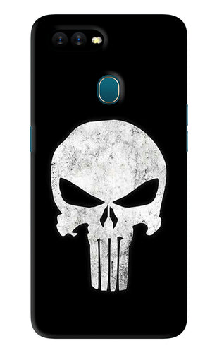 Punisher Skull Oppo A7 Back Skin Wrap