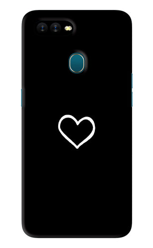 Heart Oppo A7 Back Skin Wrap