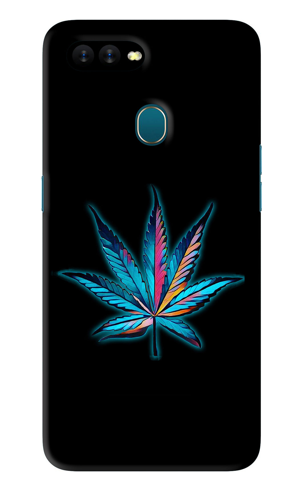 Weed Oppo A7 Back Skin Wrap