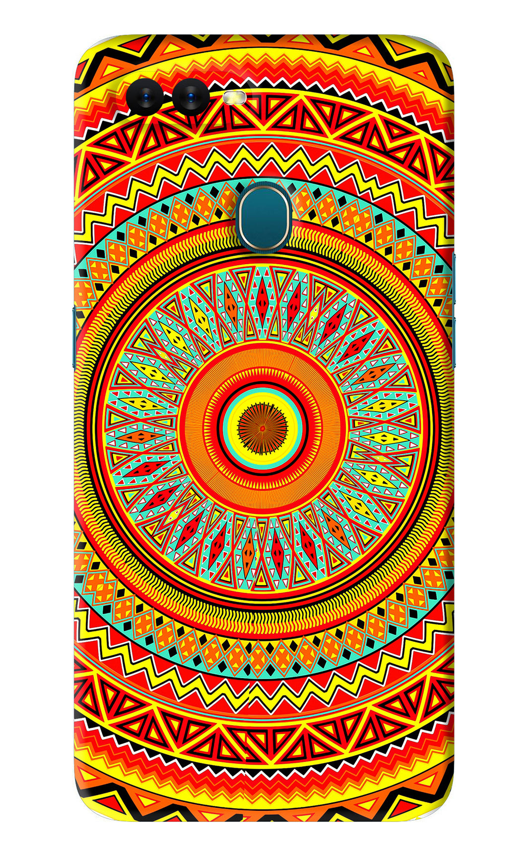 Mandala Pattern Oppo A7 Back Skin Wrap