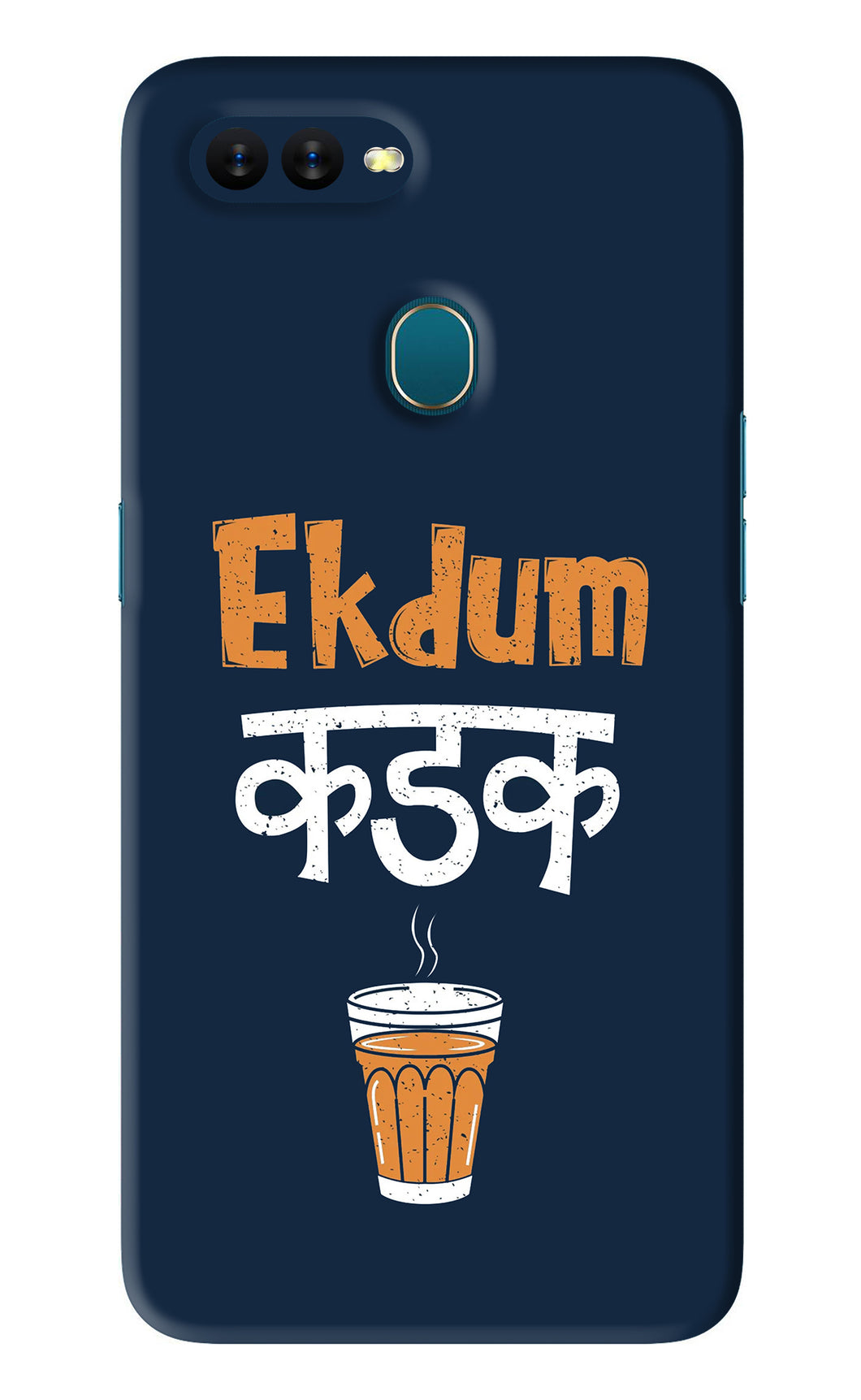 Ekdum Kadak Chai Oppo A7 Back Skin Wrap