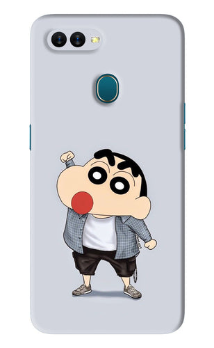 Shinchan Oppo A7 Back Skin Wrap