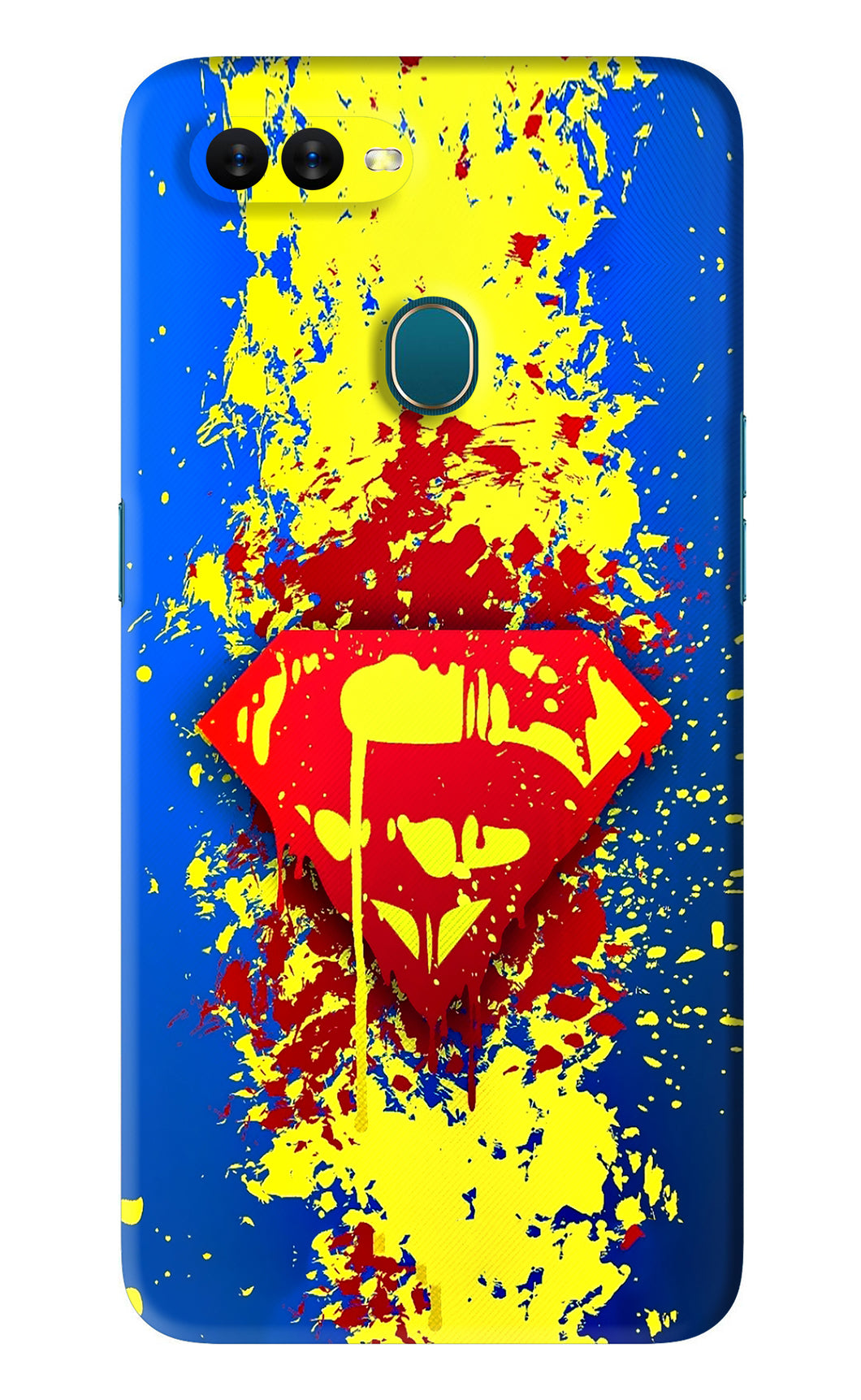 Superman logo Oppo A7 Back Skin Wrap