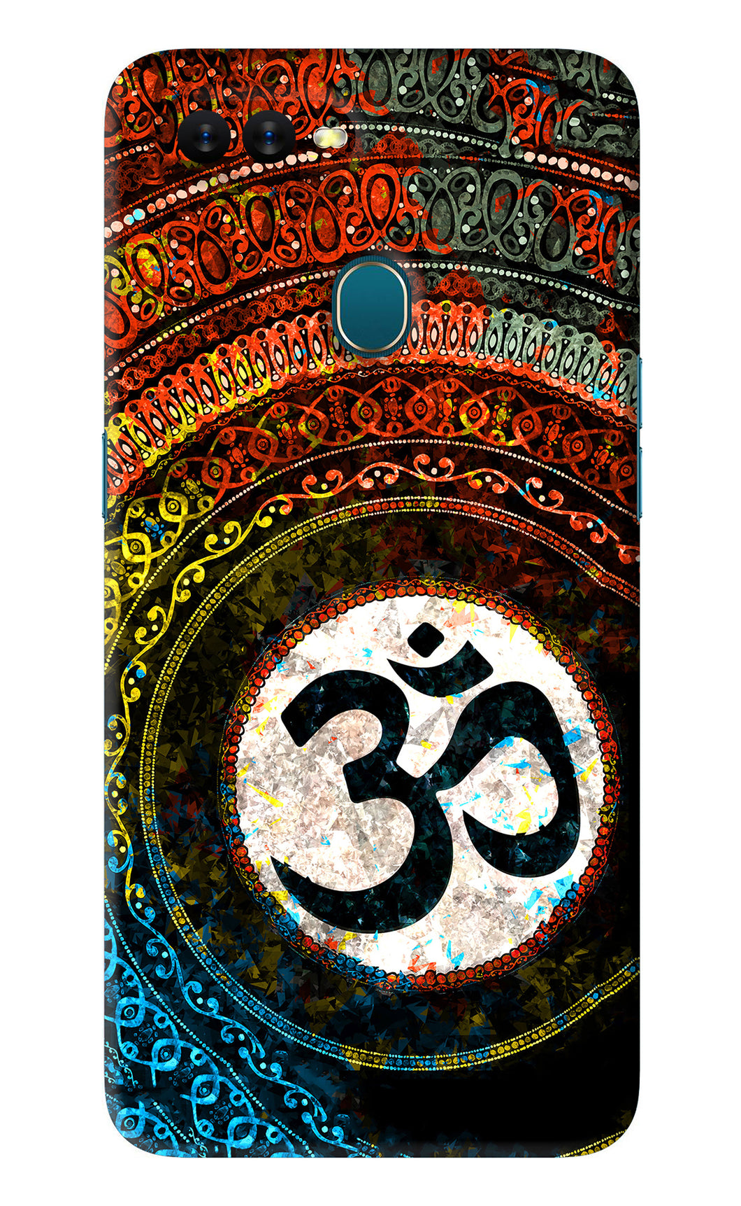 Om Cultural Oppo A7 Back Skin Wrap