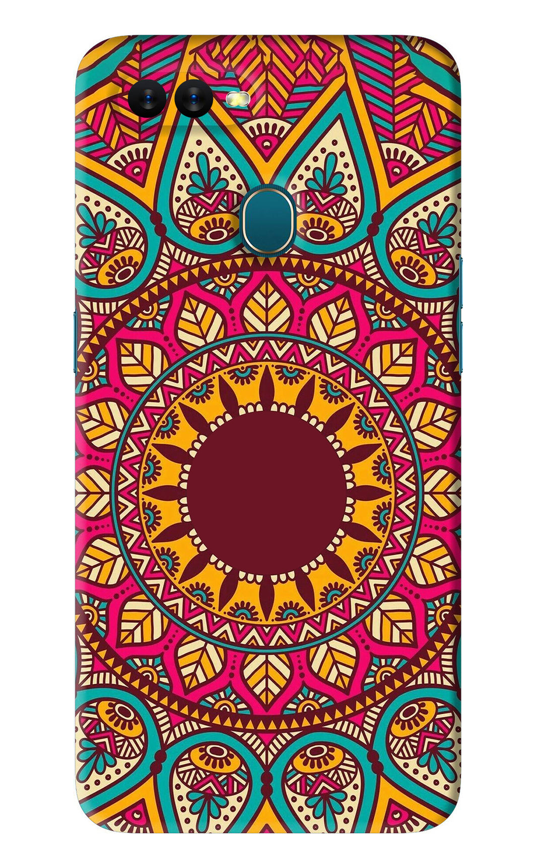 Mandala Pattern 1 Oppo A7 Back Skin Wrap