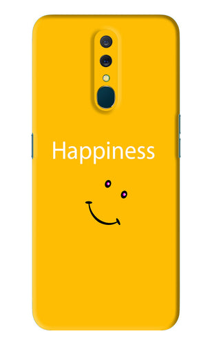 Happiness With Smiley Oppo A9 Back Skin Wrap