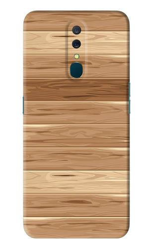 Wooden Vector Oppo A9 Back Skin Wrap
