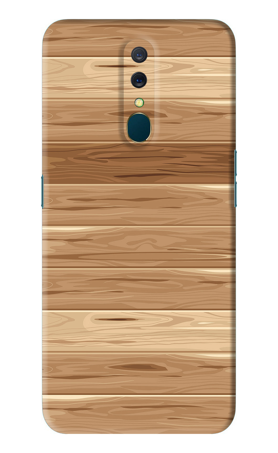 Wooden Vector Oppo A9 Back Skin Wrap