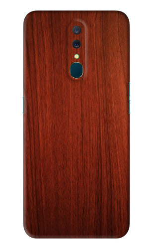 Wooden Plain Pattern Oppo A9 Back Skin Wrap