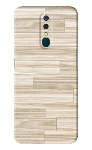 Wooden Art Texture Oppo A9 Back Skin Wrap