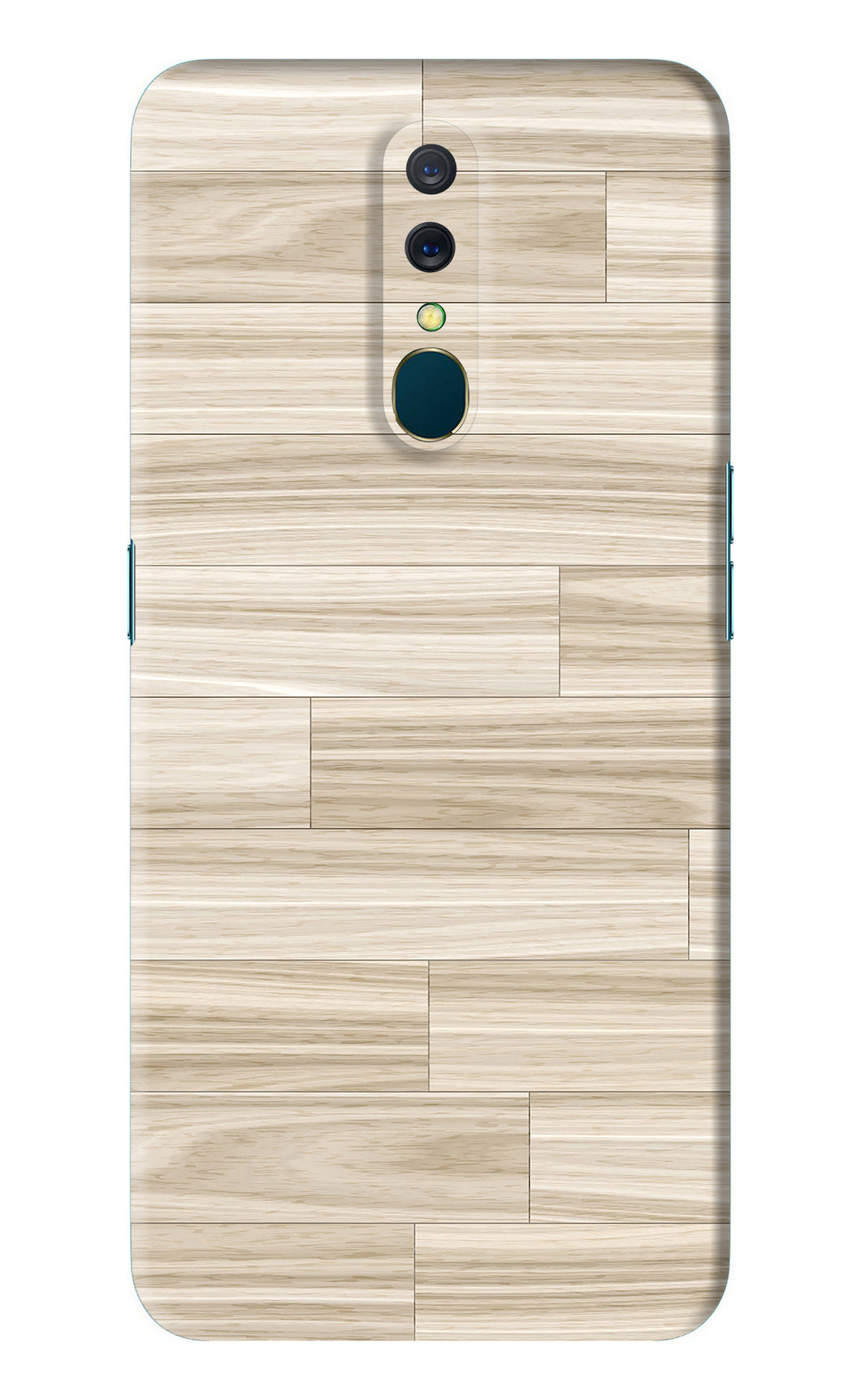 Wooden Art Texture Oppo A9 Back Skin Wrap