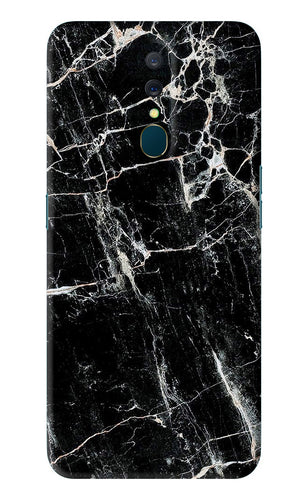 Black Marble Texture 1 Oppo A9 Back Skin Wrap