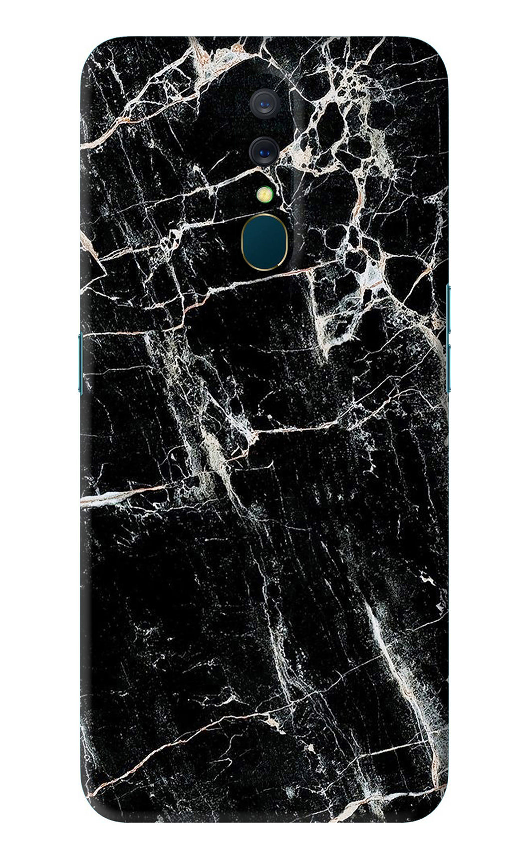 Black Marble Texture 1 Oppo A9 Back Skin Wrap