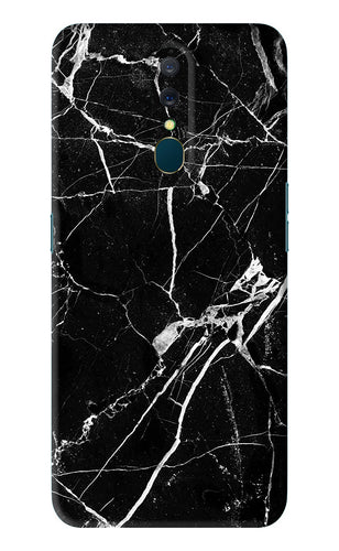 Black Marble Texture 2 Oppo A9 Back Skin Wrap