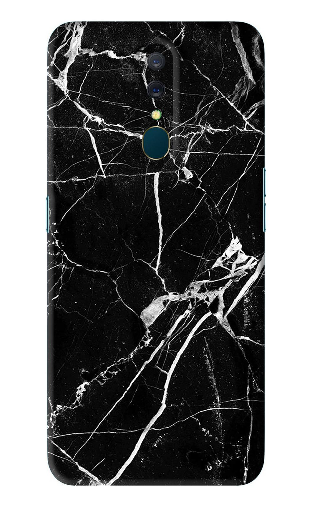 Black Marble Texture 2 Oppo A9 Back Skin Wrap