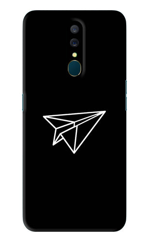 Paper Plane White Oppo A9 Back Skin Wrap