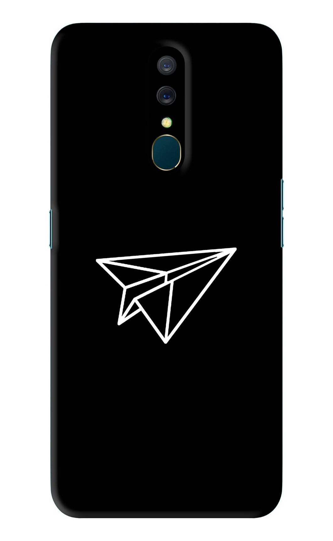 Paper Plane White Oppo A9 Back Skin Wrap