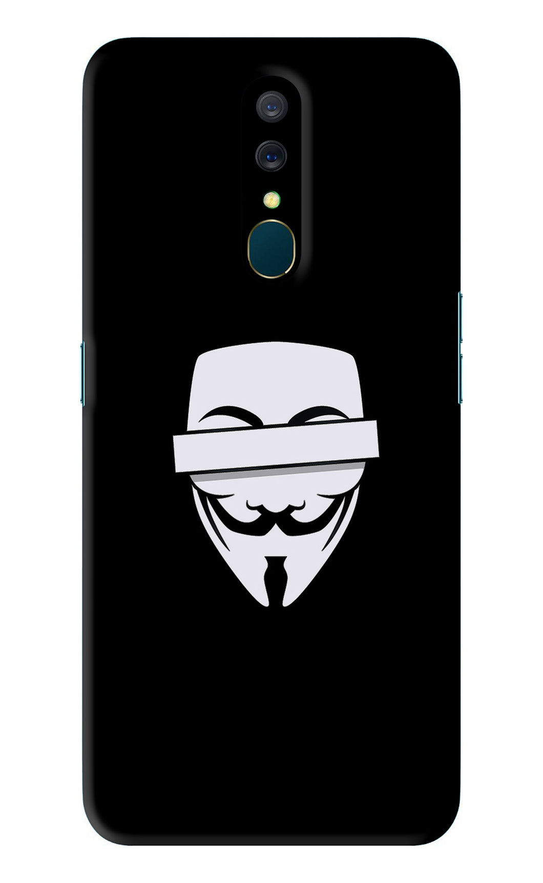 Anonymous Face Oppo A9 Back Skin Wrap