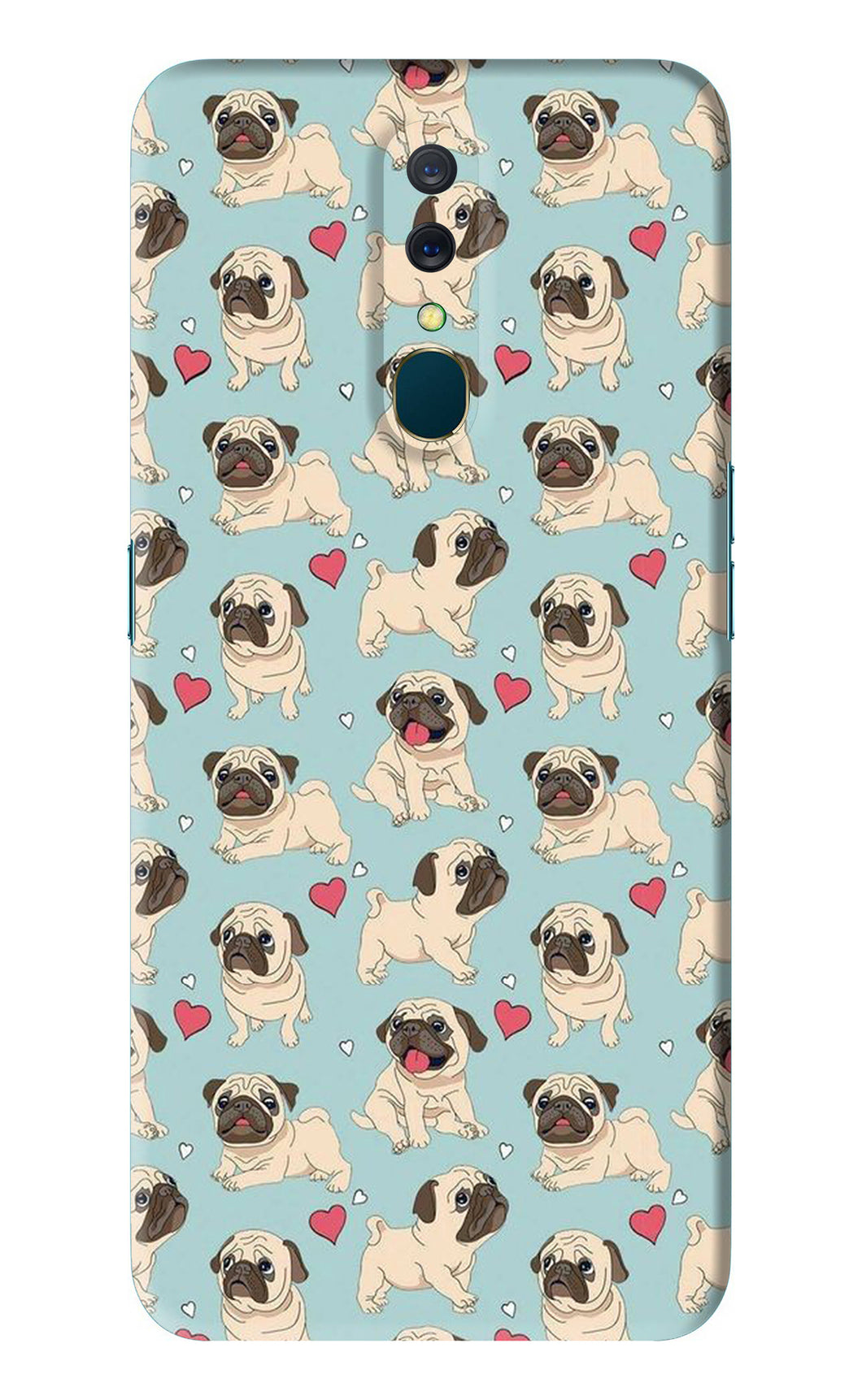 Pug Dog Oppo A9 Back Skin Wrap