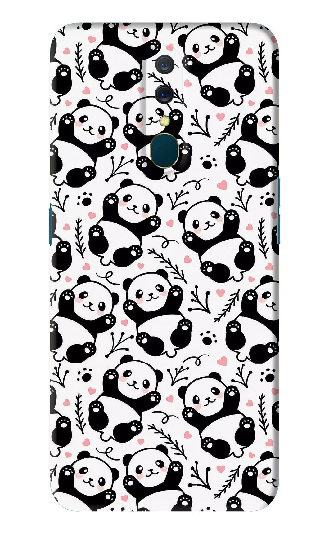Cute Panda Oppo A9 Back Skin Wrap