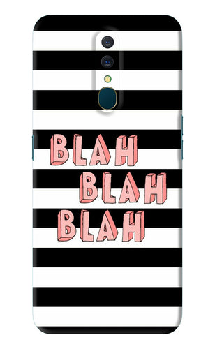 Blah Blah Blah Oppo A9 Back Skin Wrap