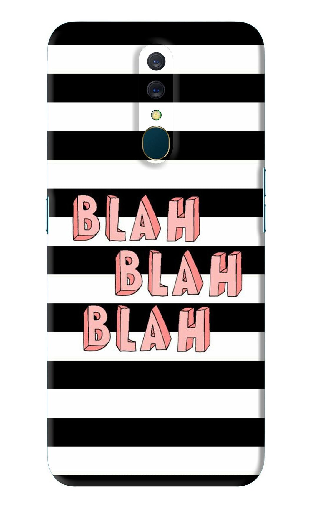 Blah Blah Blah Oppo A9 Back Skin Wrap