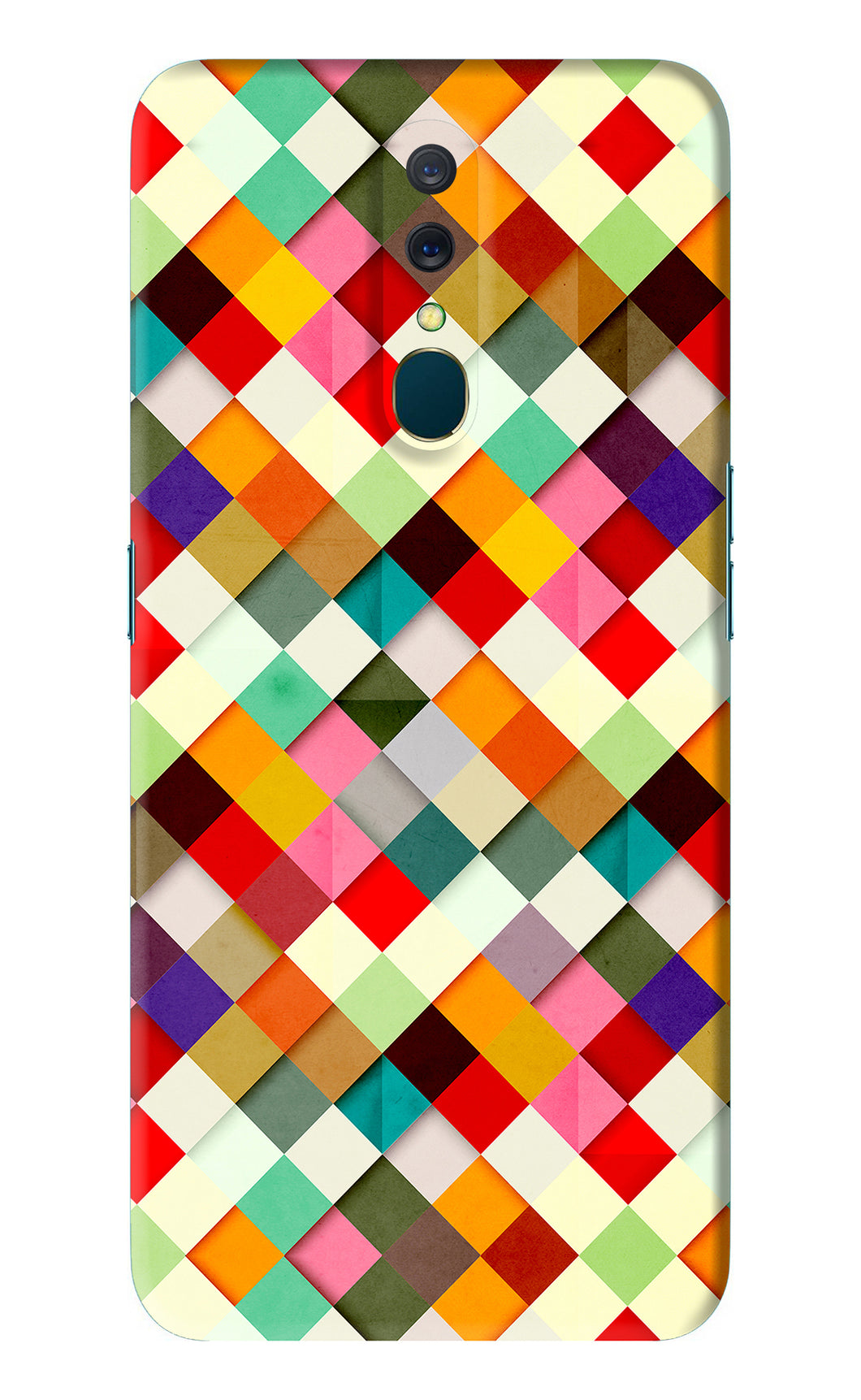 Geometric Abstract Colorful Oppo A9 Back Skin Wrap