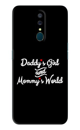 Daddy's Girl and Mommy's World Oppo A9 Back Skin Wrap