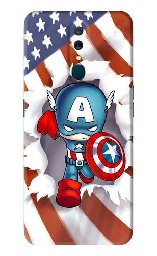 Captain America Oppo A9 Back Skin Wrap