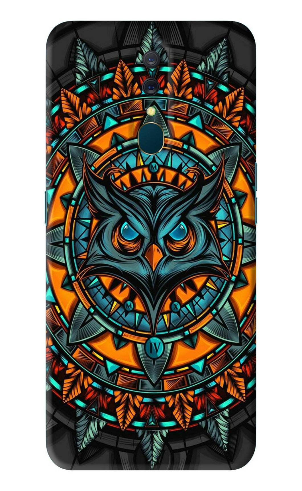 Angry Owl Art Oppo A9 Back Skin Wrap