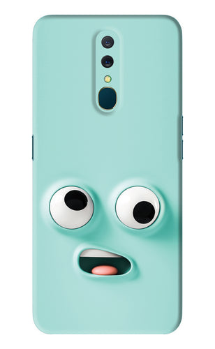 Silly Face Cartoon Oppo A9 Back Skin Wrap