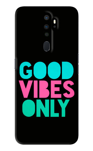 Quote Good Vibes Only Oppo A9 2020 Back Skin Wrap