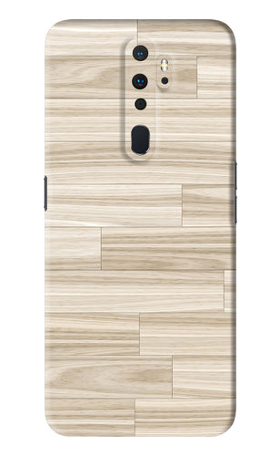 Wooden Art Texture Oppo A9 2020 Back Skin Wrap